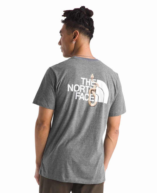 Translation missing: en.The North Face Men's Short Sleeve Lunar New Year Snake Graphic T-Shirt Grey-XL