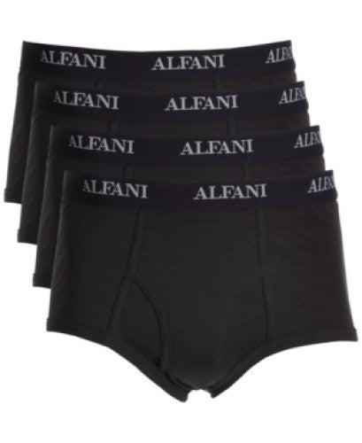 Translation missing: en.Alfani Men's Clasic Briefs Size Small Black Combed Cotton Soft Feel Double Pouch