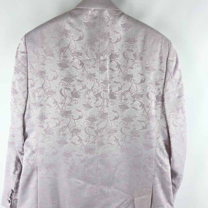 Translation missing: en.Alfani Evening Jacket Men's 36R Pink Slim-Fit Floral Peak Lapels Dinner Jacket