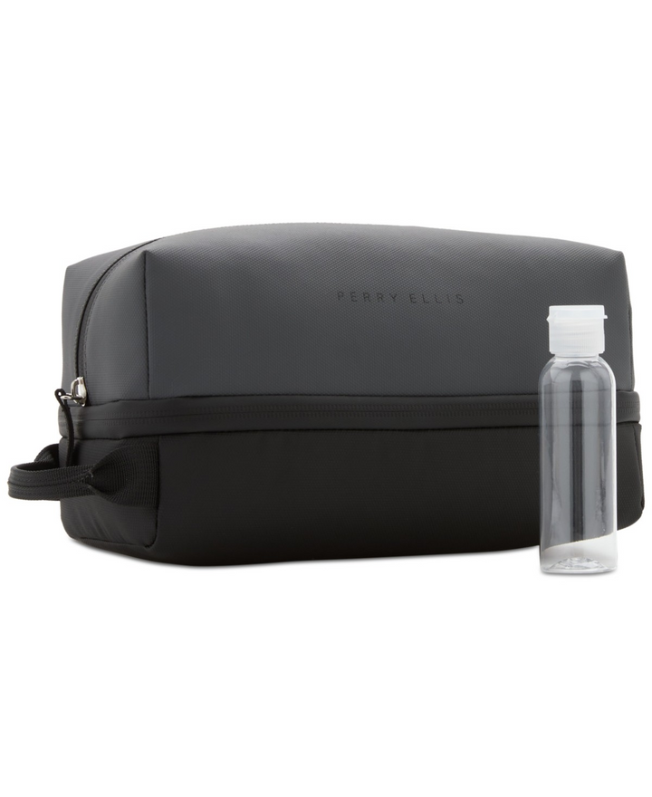 Translation missing: en.Perry Ellis Portfolio Men's Gray Nylon Travel Case - Grey-O/S
