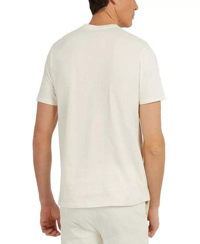 Translation missing: en.Guess Men's Palm Tree Graphic Short-Sleeve Crewneck T-Shirt - Pearl White-Small