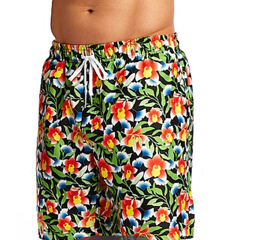 Translation missing: en.2xist Men's Catalina 16" Swim Shorts M15116 in FLORAL NEON/WHITE-Medium