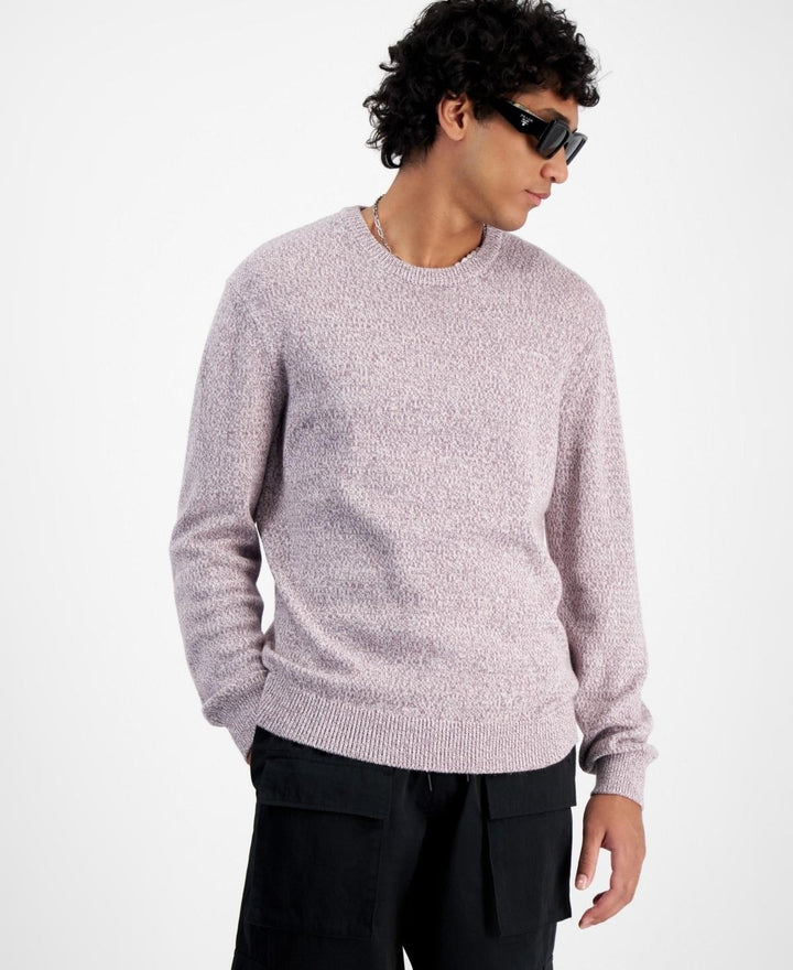 Translation missing: en.Mode of One Men's Long-Sleeve Relaxed Crewneck Sweater Soft Moon Purple-Small