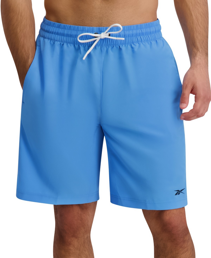 Translation missing: en.Reebok Men's Everyday Active Regular-Fit 9" Training Shorts Recovery Blue-Small