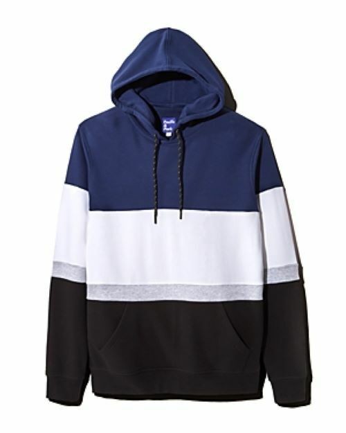 Translation missing: en.Pacific &amp; Park Color-Block Hoodie Sweatshirt Multicolor-Size XL