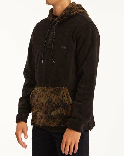 Translation missing: en.Billabong Men's A/DIV Furnace Anorak Sweatshirt in Black-Size Medium