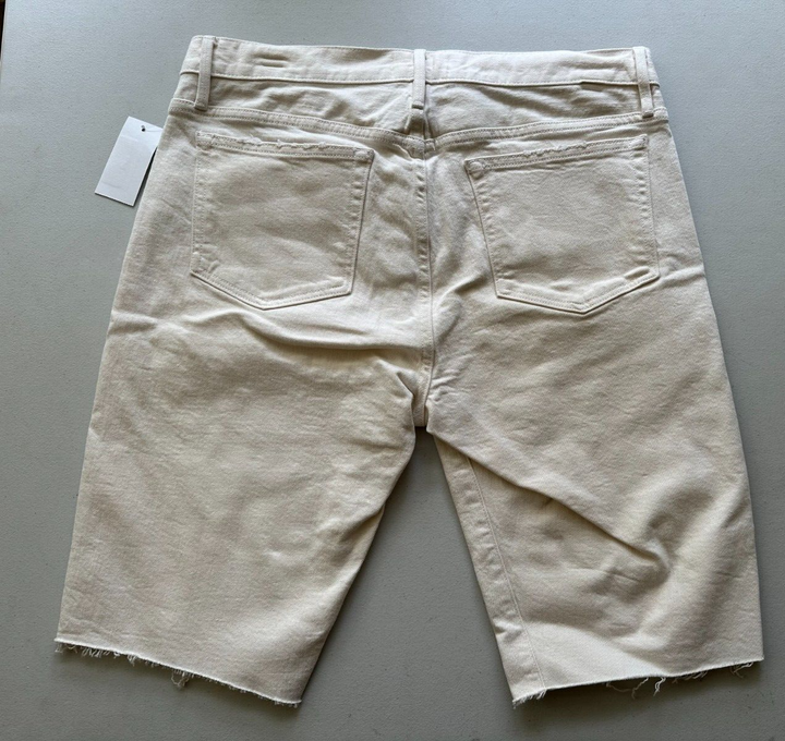Translation missing: en.FRAME Lhomme Men's Relaxed Denim Shorts in Au Natural Grind- Size 30