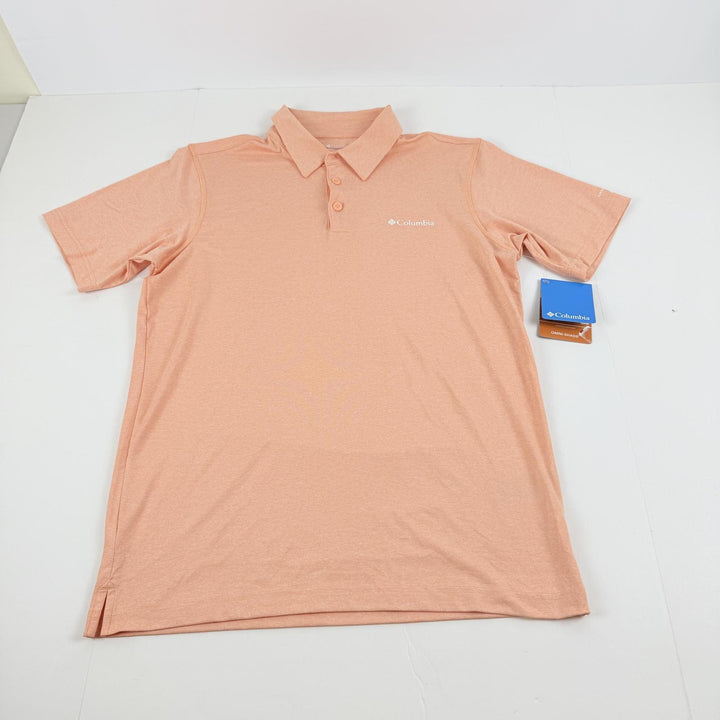 Translation missing: en.Columbia Men's Carter Short Sleeve Performance Crest Polo - Apricot Fizz-Small