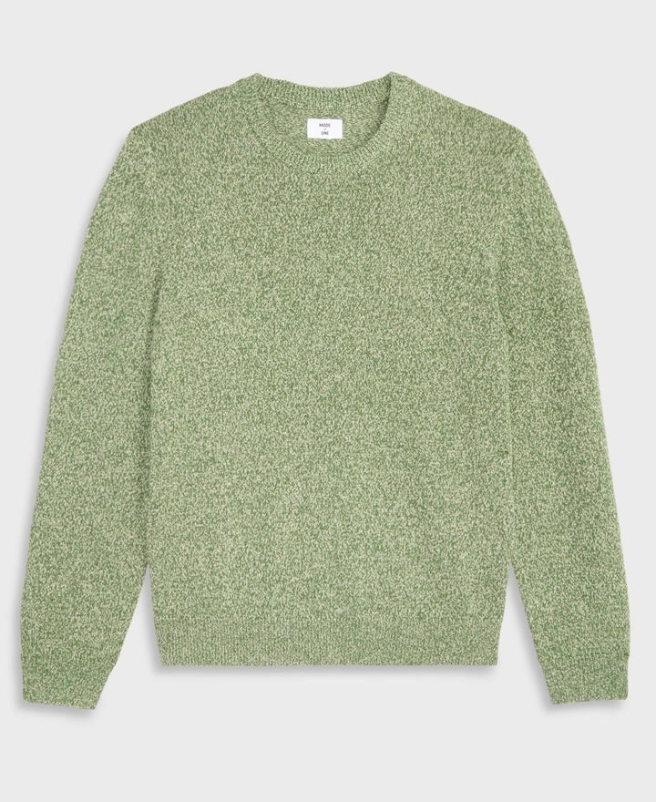 Translation missing: en.Mode of One Men's Long-Sleeve Relaxed Crewneck Sweater Black Forest Green-2XL