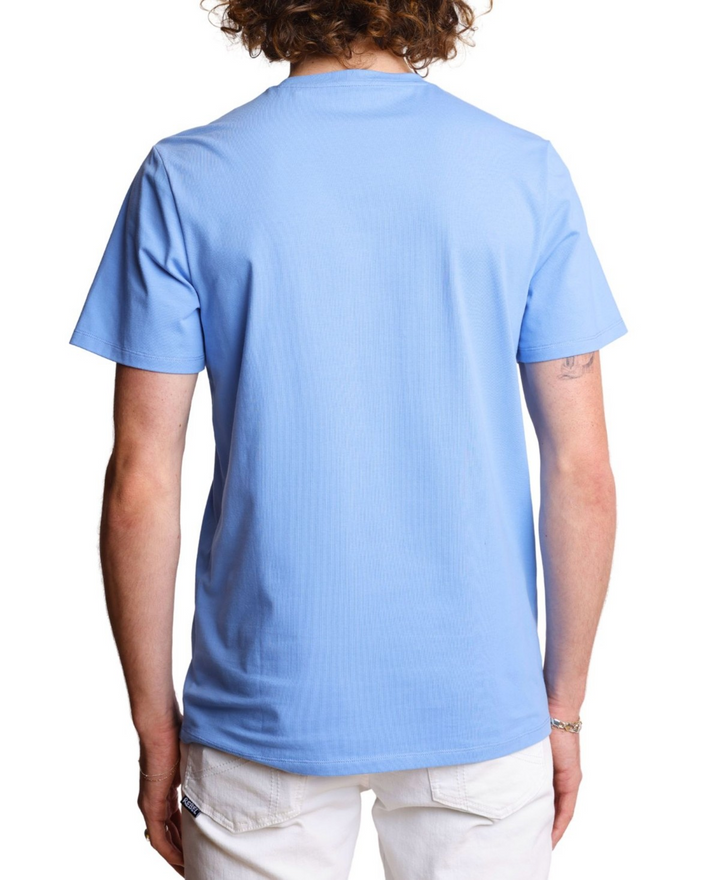 Translation missing: en.Paisley &amp; Gray Mens Lucas Slim Fit Short Sleeve Crewneck T-Shirt Easy Blue-Small