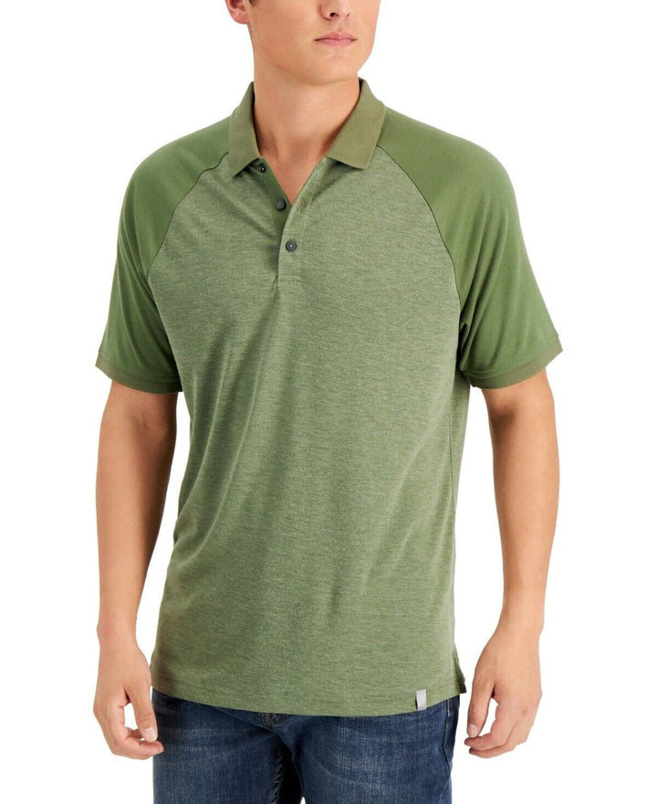 Translation missing: en.Alfani Men's AlfaTech Polo Shirt in Olivine OPD-2XL