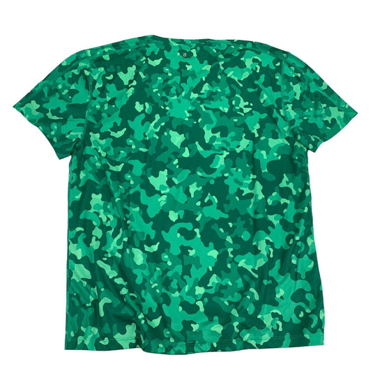 Translation missing: en.ID Ideology Men's Big &amp; Tall Birdseye Printed Training T-Shirt Bold Emerald-3XB