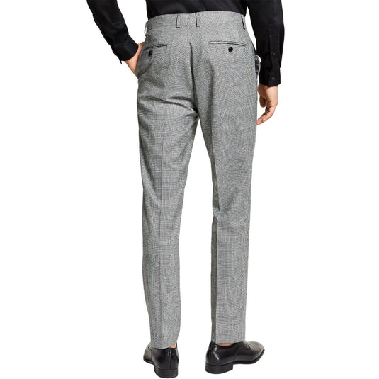 Translation missing: en.Bar III Men's Slim-Fit BI-Stretch UV Protect Black/White Plaid Suit Pants-32x32