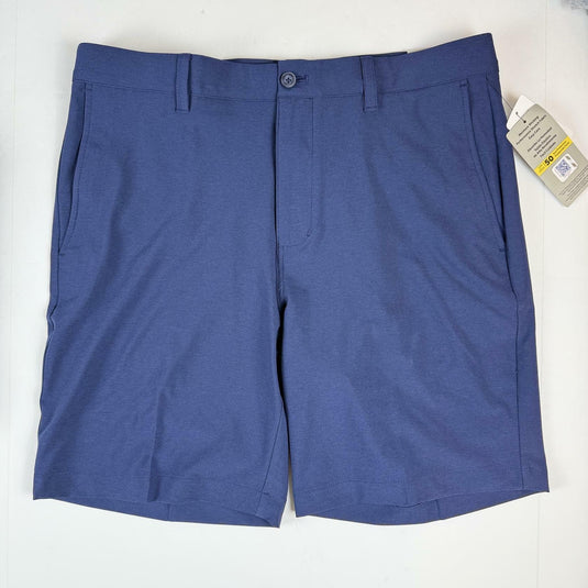Translation missing: en.PGA Tour Golf Shorts Dark Peacoat Heather Blue Size 38 Two-Tone 8in Inseam