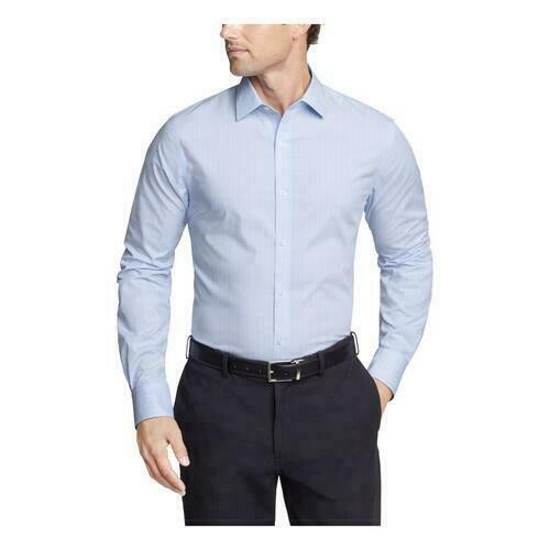 Translation missing: en.Tommy Hilfiger Men's Dress Shirt Regular Fit Essentials Classic Blue-15 34/35