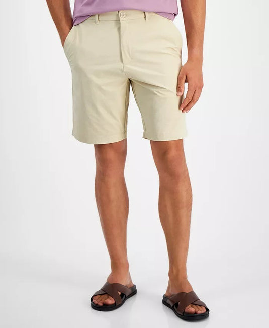 Translation missing: en.Alfani Men's Weekend Shorts Men's Size 40 Summer Khaki Heather Stretch