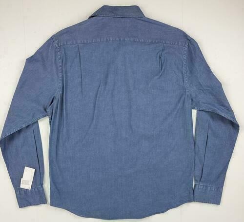 Translation missing: en.Tommy Hilfiger Men's Flex Reg Fit Washed Untucked Dress Shirt Blue-17-17.5 36/37