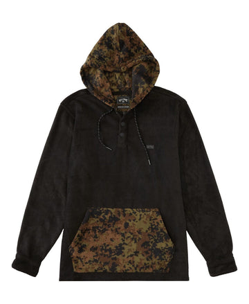 Translation missing: en.Billabong Men's A/DIV Furnace Anorak Sweatshirt in Black-Size Medium