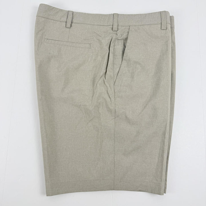 Translation missing: en.PGA TOUR Golf Shorts Khaki Heather Size 40 Flat Front with Active Waistband