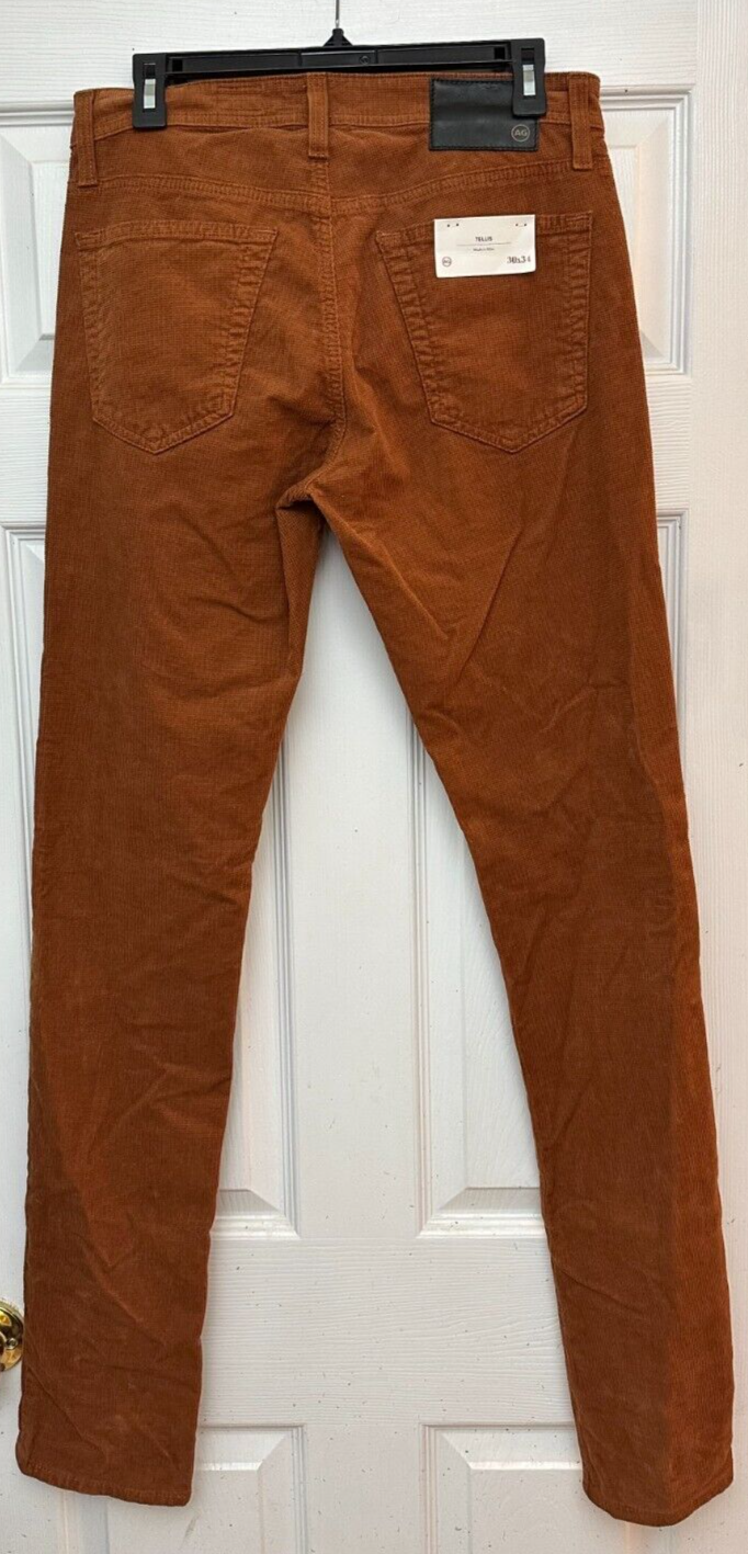 Translation missing: en.AG Tellis Men's Modern Slim Fit Corduroy Jeans in Clay Stone-31/34