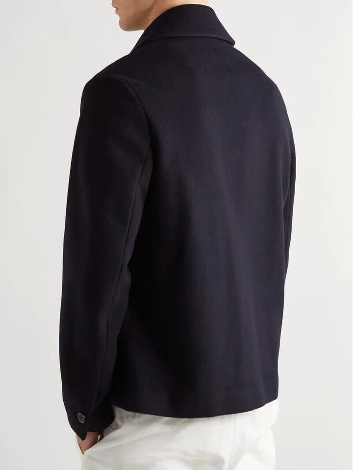 Translation missing: en.Barena Men's Capospalla Gafaro Laner Woven Wool Blend Jacket Navy-IT48 US 38