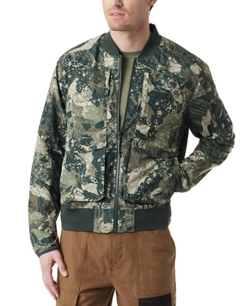 Translation missing: en.Bass Outdoor Men's Easy-Pack Travel Camo Bomber Jacket Scarab Rack Camo-Large