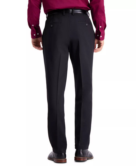Translation missing: en.Haggar Men's Travel Performance Tailored Fit Dress Pants Black Solid-32Wx30L
