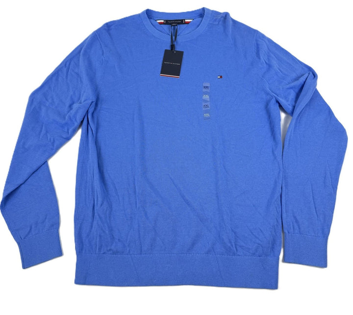 Translation missing: en.Tommy Hilfiger Men's Essential Solid Crew Neck Sweater Cobalt Blue-2XL