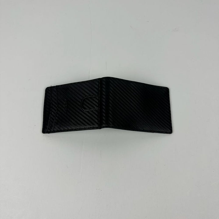 Translation missing: en.iTech Men's Bi-Fold Wallet &amp; Money Clip - Black 3" L x 1/4" W x 4" H