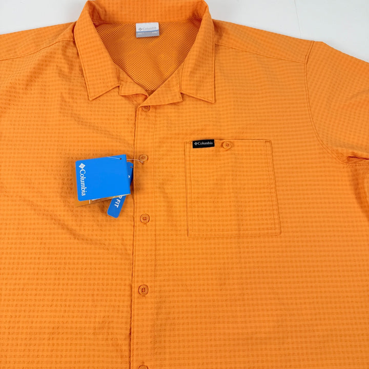 Translation missing: en.Columbia Men's Utilizer Short Sleeve Camp Shirt - Koi Orange-2XL
