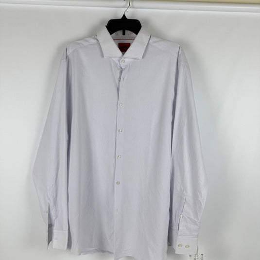 Translation missing: en.Hugo by Hugo Boss Men's Kason All Cotton Slim-Fit Dress Shirt Open White-18