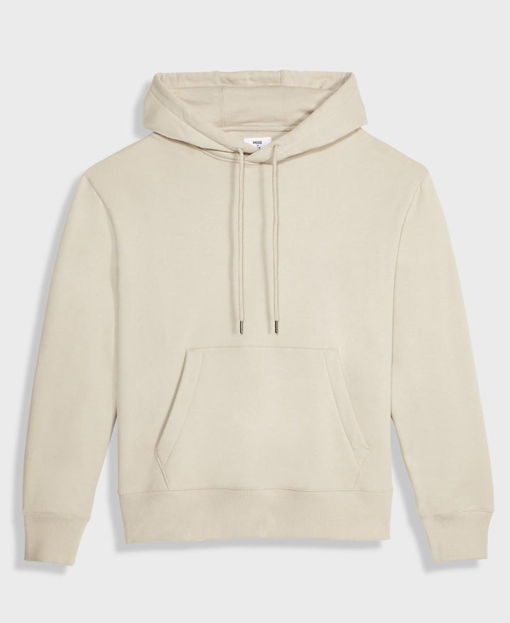 Translation missing: en.Mode Of One Hoodie Dark Ecru Size 2XL Men's Relaxed-Fit Fleece Kangaroo Pocket