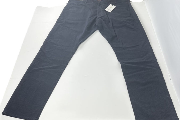 Translation missing: en.Robert Graham Kent Men's Tonal-Print Tailored Fit Pants in Navy-36x32