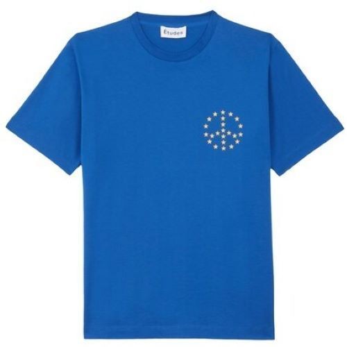 Translation missing: en.Etudes Men's 100% Organic Cotton Wonder Peace Tee-Shirt in Blue-Large