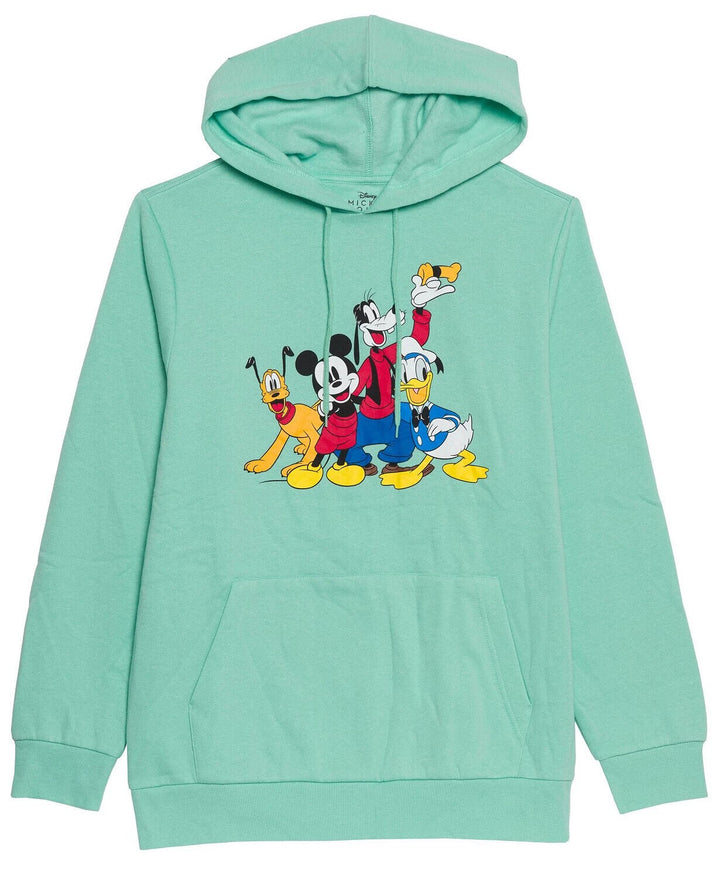 Translation missing: en.Hybrid Apparel Men's Mickey and Friends Hooded Fleece Sweatshirt Celadon-Small