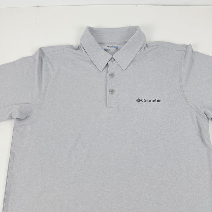 Translation missing: en.Columbia Men's Carter Short Sleeve Performance Crest Polo Grey-Small