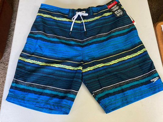 Translation missing: en.Speedo Men's Border Line Performance 20" E-Boardshorts in Blue Green-XL