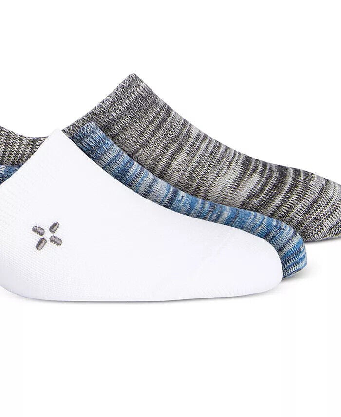 Translation missing: en.Sun + Stone Men's 3-Pk. No-Show Socks Blue Multi Size  7-12 Sock Size 10-13