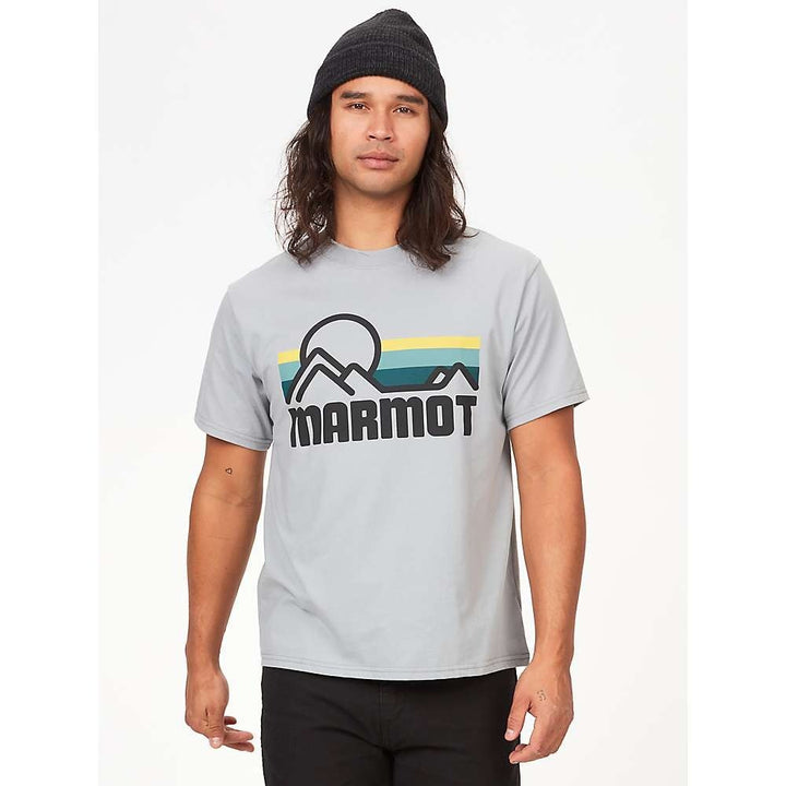 Translation missing: en.Marmot Graphic T-Shirt Men's Small Sleet Gray Coastal Logo Graphic Short-Sleeve