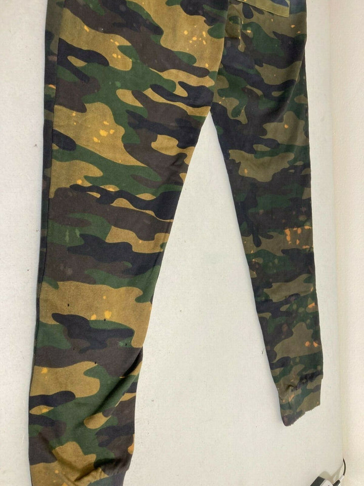 Translation missing: en.Eleven Paris Men's Acid Camo Fleece Jogger Destroyed in Acid Green Camo-Large