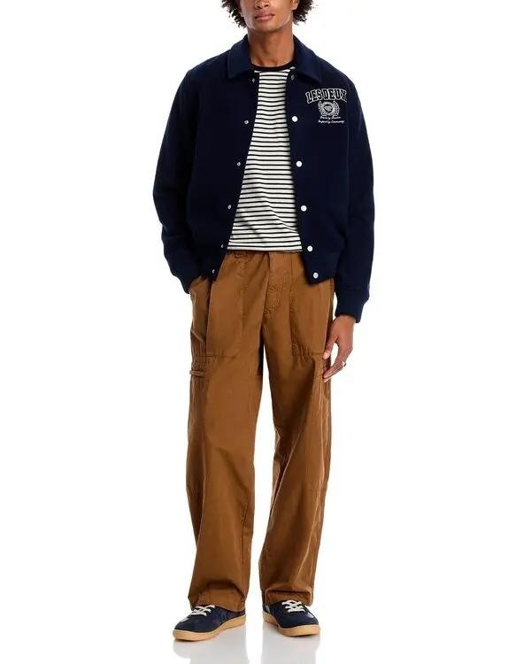 Translation missing: en.Les Deux University Varsity Jacket Dk Navy Ivory Size XL Wool Blend Men Reg Fit