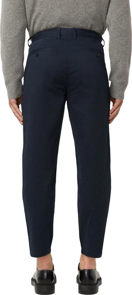 Translation missing: en.Frank &amp; Oak Men's Jamie Relaxed-Tapered Fit Cropped Pleated Chino Pants Black-36