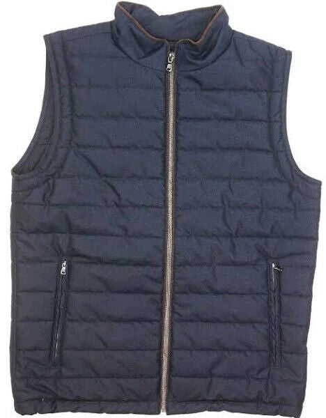 Translation missing: en.Dylan Gray Men's Quilted Vest in Navy-Size Medium