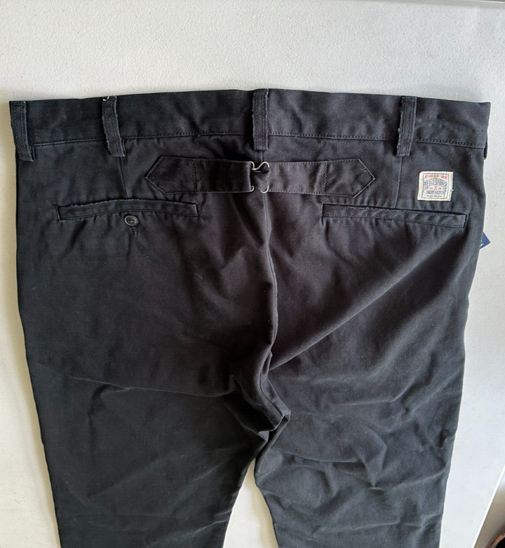 Translation missing: en.Polo Ralph Lauren Men's Heritage Twill Relaxed Fit Buckle Tab Pants Black-32/32