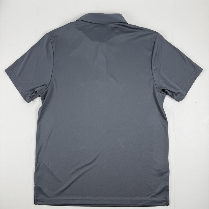 Translation missing: en.PGA Tour Golf Polo Shirt Iron Gate Gray Size Medium Men's Stitched Chest Block