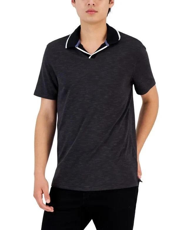 Translation missing: en.Alfani Men's Modern Johnny Collar Polo