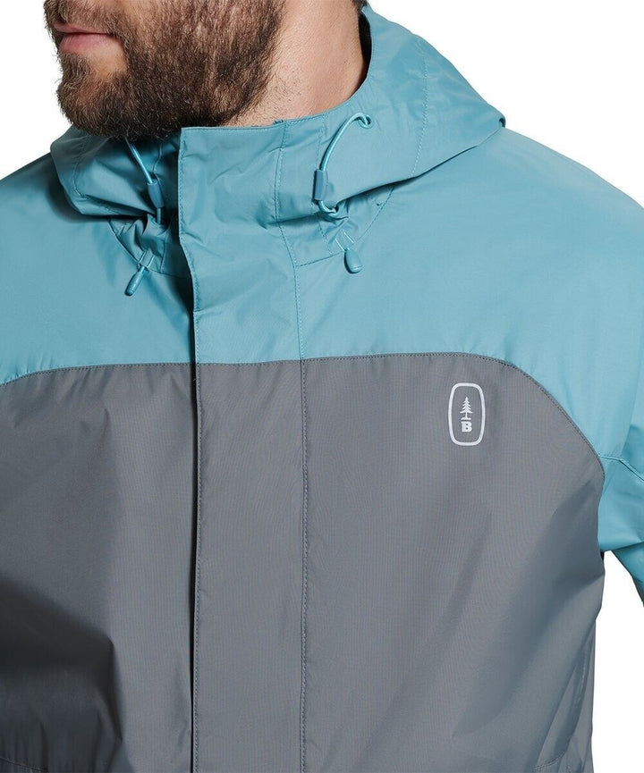 Translation missing: en.Bass Outdoor Men's Firebird Rain Tech Jacket in Gargoyle/Arctic-Small
