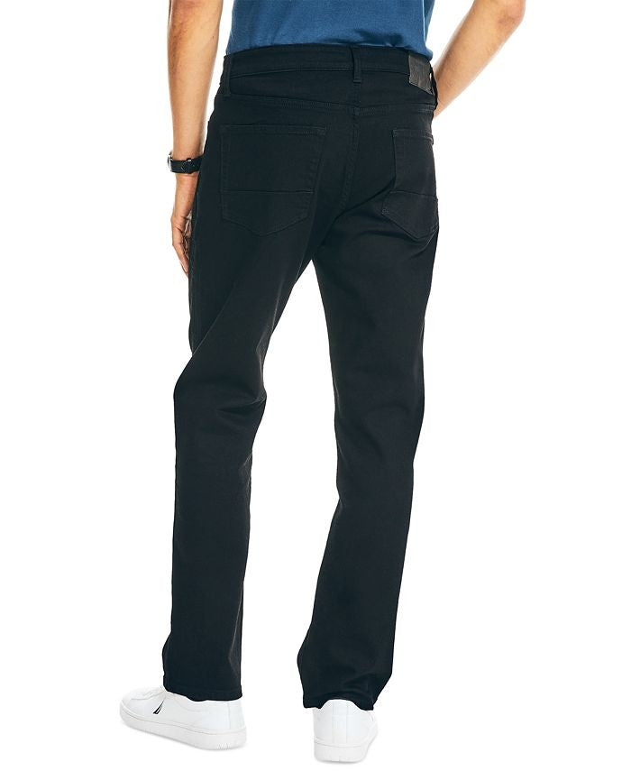 Translation missing: en.Nautica Men's Straight-Fit Button-Fly Jeans - Dark Obsidian Wash-34x32