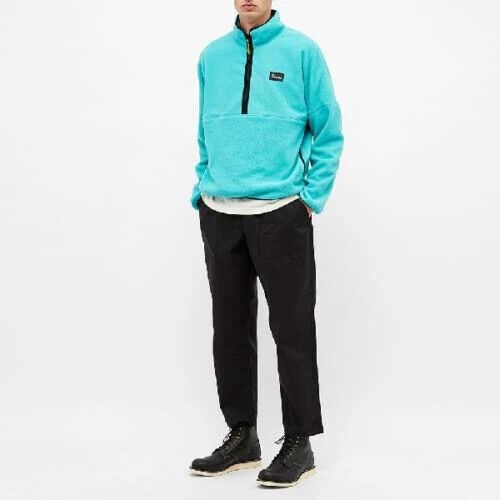 Translation missing: en.Penfield Men's Melwood Fleece Half-Zip Fleece Sweater Baltic Teal-Size Medium