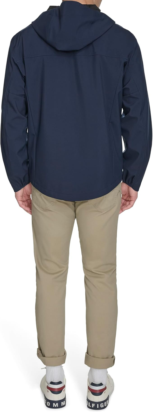 Translation missing: en.Tommy Hilfiger Men's Rain Jacket Size Medium Navy Water Wind Resist Softshell